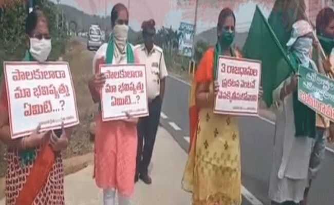 అమరావతిలో ఆగిన మరో మహిళా రైతు గుండె అమరావతిలో ఆగిన మరో మహిళా రైతు గుండె