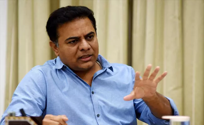 హైదరాబాద్లో 10 లక్షల సీసీ కెమెరాలను ఏర్పాటు చేయాలి : కేటీఆర్ హైదరాబాద్లో 10 లక్షల సీసీ కెమెరాలను ఏర్పాటు చేయాలి : కేటీఆర్