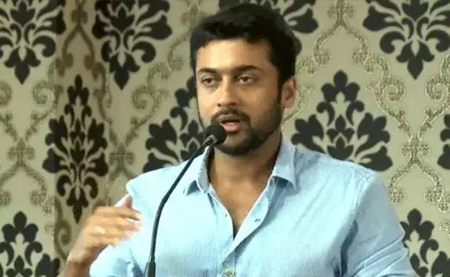 నీట్ నిర్వహించడాన్ని తప్పుపట్టిన సూర్య..