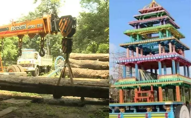 అంతర్వేదిలో నూతన రథం నిర్మాణం కోసం  ఏర్పాట్లు