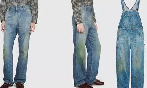 మరక మంచిదే.. ఆ ఫ్యాంటు ధర రూ.88,000 లు మరి.. మరక మంచిదే.. ఆ ఫ్యాంటు ధర రూ.88,000 లు మరి..