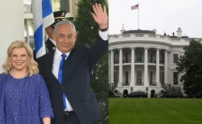 వైట్హౌస్లో బట్టలు ఉతికించుకుంటున్న ఇజ్రాయిల్ ప్రధాని.. వైట్హౌస్లో బట్టలు ఉతికించుకుంటున్న ఇజ్రాయిల్ ప్రధాని..