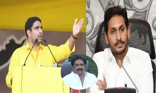 సబ్బంహరి ఇంటిని కూల్చివేయడానికి కుట్ర పన్నారు : నారా లోకేశ్