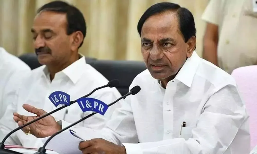 ప్రగతి భవన్లో సీఎం కేసీఆర్ అధ్యక్షతన మంత్రివర్గ సమావేశం ప్రగతి భవన్లో సీఎం కేసీఆర్ అధ్యక్షతన మంత్రివర్గ సమావేశం