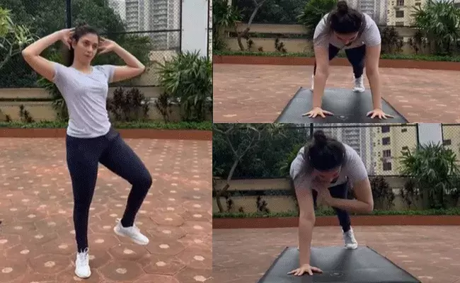 తమన్నా బేబీ స్టెప్స్..