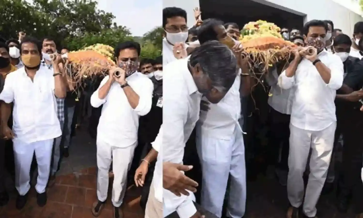మాజీ హోంమంత్రి నాయిని అంత్యక్రియలు పూర్తి