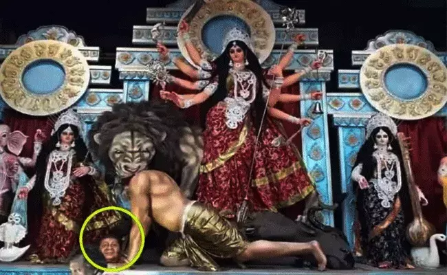 దేశాధ్యక్షుడి తల నరికి దుర్గమ్మ కాళ్ల దగ్గర..