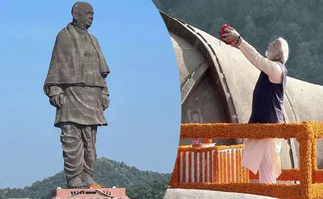 సర్దార్ వల్లభాయ్ పటేల్ జయంతి సందర్భంగా ఘన నివాళులను అర్పించనున్న మోదీ సర్దార్ వల్లభాయ్ పటేల్ జయంతి సందర్భంగా ఘన నివాళులను అర్పించనున్న మోదీ