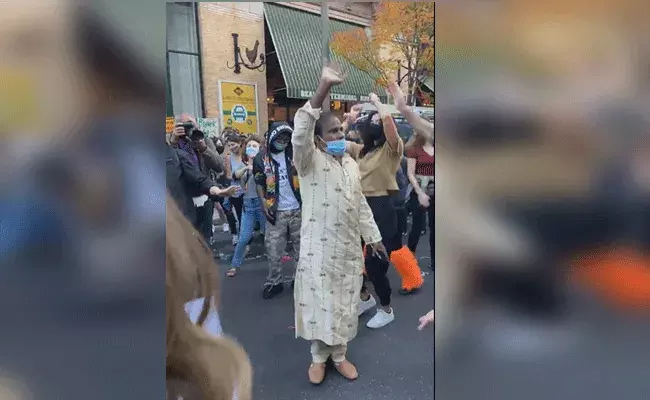 అమెరికా వీధుల్లో కే ఏ పాల్‌ డ్యాన్స్‌.. వీడియో వైరల్