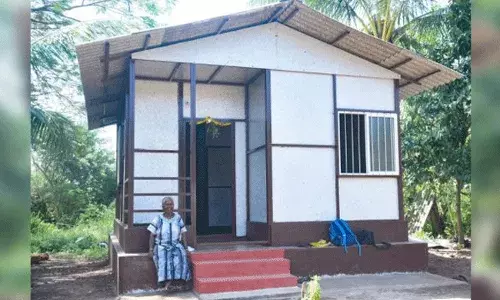 కర్ణాటకలో నిర్మించిన మొదటి రీసైకిల్ ప్లాస్టిక్ హౌస్