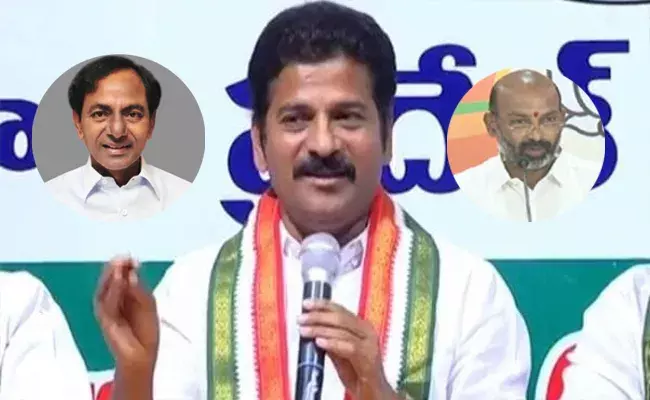 ఆ ఇద్దరు కలిసి తెలంగాణ సమాజాన్ని చీల్చడానికి ప్రయత్నిస్తున్నారు : రేవంత్రెడ్డి ఆ ఇద్దరు కలిసి తెలంగాణ సమాజాన్ని చీల్చడానికి ప్రయత్నిస్తున్నారు : రేవంత్రెడ్డి
