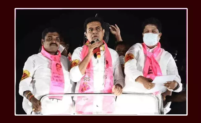 గ్రేటర్ ఎన్నికల ప్రచారంలో కేటీఆర్ దూకుడు