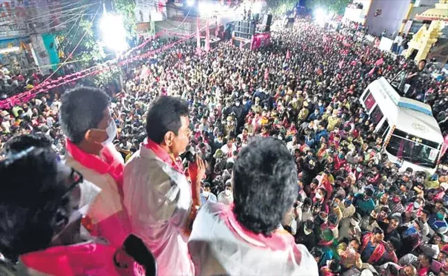 GHMC : ఇతర పార్టీలకంటే పూర్తి దూకుడుగా టీఆర్‌ఎస్‌