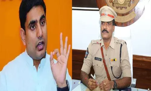 నారా లోకేశ్ , గుంటూరు అర్బన్ ఎస్పీల మధ్య ట్విట్టర్ వార్ నారా లోకేశ్ , గుంటూరు అర్బన్ ఎస్పీల మధ్య ట్విట్టర్ వార్