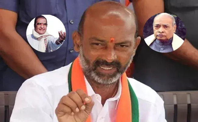 మహానేతలపై అక్బరుద్దీన్ చేసిన అనుచిత వ్యాఖ్యలపై సీఎం కేసీఆర్ స్పందించాలి : బండి సంజయ్ మహానేతలపై అక్బరుద్దీన్ చేసిన అనుచిత వ్యాఖ్యలపై సీఎం కేసీఆర్ స్పందించాలి : బండి సంజయ్