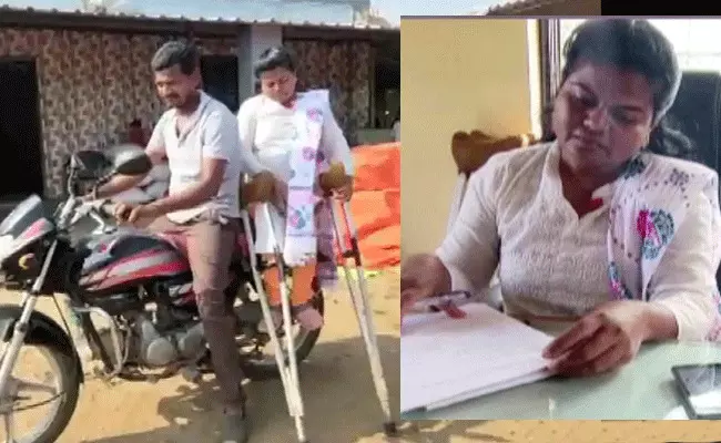 ఆమెకు అంగవైకల్యం అడ్డురాలేదు.. తొమ్మిదేళ్లనుంచి రెండు గ్రామాలకు సర్పంచ్గా.. ఆమెకు అంగవైకల్యం అడ్డురాలేదు.. తొమ్మిదేళ్లనుంచి రెండు గ్రామాలకు సర్పంచ్గా..