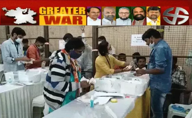 @9am update.. జీహెచ్ఎంసీ ఎన్నికల ఓట్ల లెక్కింపు @9am update.. జీహెచ్ఎంసీ ఎన్నికల ఓట్ల లెక్కింపు