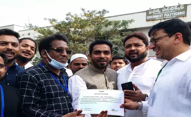 మెహదీపట్నంలో ఎంఐఎం అభ్యర్థి మాజిద్ హుస్సేన్‌