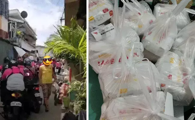 ఒక్క ఆర్డర్.. 42 మంది డెలివరీ