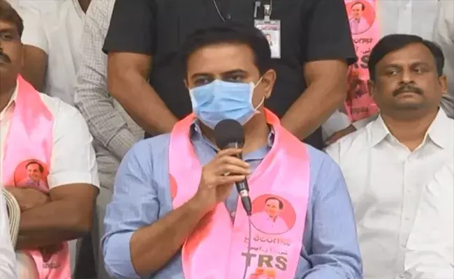 తెలంగాణ ఉద్యమాన్ని తలపించేలా గల్లీ గల్లీ బంద్ : మంత్రి కేటీఆర్ తెలంగాణ ఉద్యమాన్ని తలపించేలా గల్లీ గల్లీ బంద్ : మంత్రి కేటీఆర్