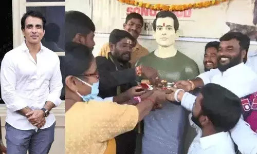 నువు దేవుడివి సామీ.. సోనూ సూద్‌కి గుడికడుతున్న గిరిజనులు..