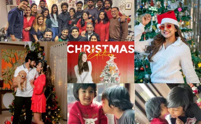 క్రిస్మస్ వేడుకల్లో సినీ సెలబ్రిటీలు.. నెట్టింట్లో ఫోటోలు వైరల్! క్రిస్మస్ వేడుకల్లో సినీ సెలబ్రిటీలు.. నెట్టింట్లో ఫోటోలు వైరల్!