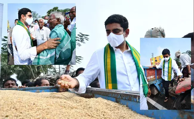 రైతులు ఆత్మహత్యలు చేసుకుంటుంటే సీఎం జగన్ ప్యాలస్లో నిద్రపోతున్నారు : లోకేష్ రైతులు ఆత్మహత్యలు చేసుకుంటుంటే సీఎం జగన్ ప్యాలస్లో నిద్రపోతున్నారు : లోకేష్