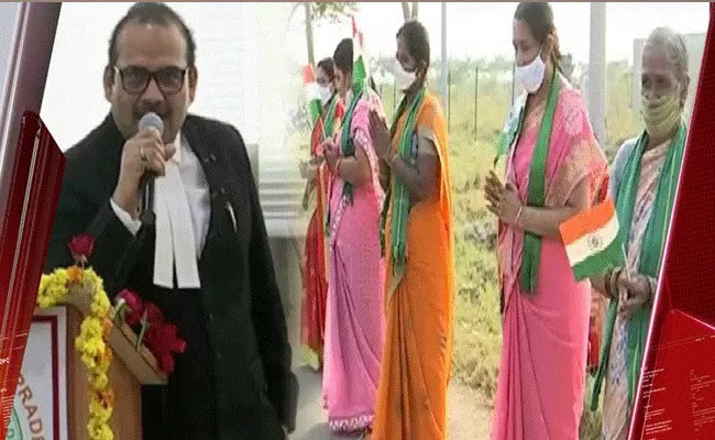 జస్టిస్ జేకే మహేశ్వరికి ఘనంగా వీడ్కోలు.. తరలివచ్చిన అమరావతి రైతులు జస్టిస్ జేకే మహేశ్వరికి ఘనంగా వీడ్కోలు.. తరలివచ్చిన అమరావతి రైతులు