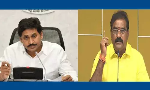 రైతుల దృష్టిలో జగన్ బటన్ నొక్కే ముఖ్యమంత్రిగానే మిగిలిపోయారు : నిమ్మల రామానాయుడు రైతుల దృష్టిలో జగన్ బటన్ నొక్కే ముఖ్యమంత్రిగానే మిగిలిపోయారు : నిమ్మల రామానాయుడు