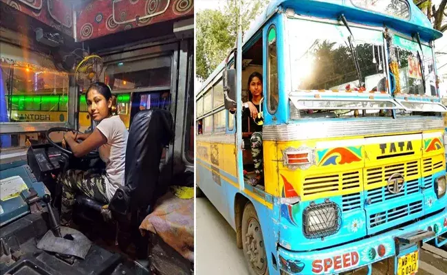 శభాష్ బిడ్డా.. కుటుంబ పోషణ కోసం 22 ఏళ్లకే బస్సు డ్రైవర్ అయింది! శభాష్ బిడ్డా.. కుటుంబ పోషణ కోసం 22 ఏళ్లకే బస్సు డ్రైవర్ అయింది!