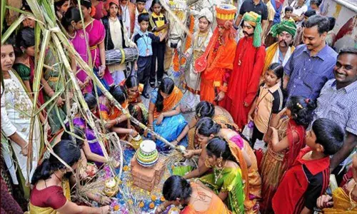 తెలుగు రాష్ట్రాల్లో అంబరాన్నంటుతున్న సంక్రాంతి సంబరాలు!