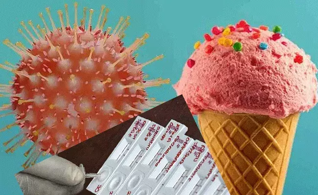 వామ్మో ఐస్క్రీమ్.. అందులో కూడా కరోనా వైరస్.. వామ్మో ఐస్క్రీమ్.. అందులో కూడా కరోనా వైరస్..