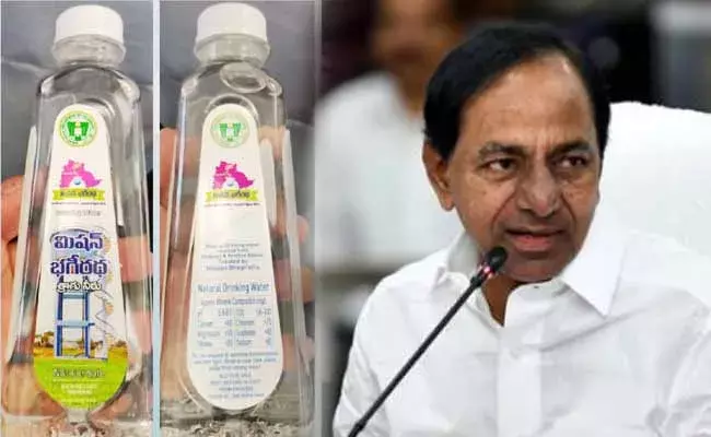 భగీరథ నీళ్ల బాటిళ్లే వాడాలి: సీఎం కేసీఆర్ భగీరథ నీళ్ల బాటిళ్లే వాడాలి: సీఎం కేసీఆర్