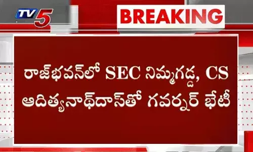 రాజ్ భవన్లో ఎస్ఈసీ నిమ్మగడ్డ, సీఎస్ ఆదిత్యనాథ్తో గవర్నర్ భేటీ రాజ్ భవన్లో ఎస్ఈసీ నిమ్మగడ్డ, సీఎస్ ఆదిత్యనాథ్తో గవర్నర్ భేటీ