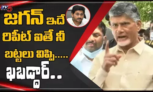దాడులతో భయపెట్టాలని చూస్తే ఖబడ్దార్‌.. వైసీపీకి చంద్రబాబు స్ట్రాంగ్‌ వార్నింగ్