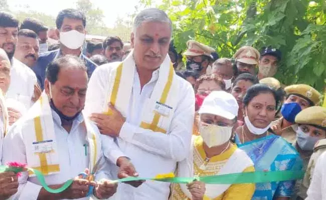 70 ఏళ్లలో జరగని అభివృద్ధిని  ఆరేళ్లలో చేసి చూపించాం: హరీష్రావు 70 ఏళ్లలో జరగని అభివృద్ధిని  ఆరేళ్లలో చేసి చూపించాం: హరీష్రావు