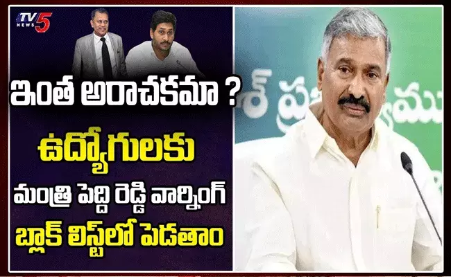 ఉద్యోగులకు మంత్రి పెద్దిరెడ్డి హెచ్చరిక.. ఎన్నికల తీరుపై ఎస్ఈసీకి టీడీపీ నేతల ఫిర్యాదు ఉద్యోగులకు మంత్రి పెద్దిరెడ్డి హెచ్చరిక.. ఎన్నికల తీరుపై ఎస్ఈసీకి టీడీపీ నేతల ఫిర్యాదు
