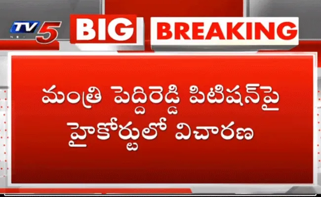 పెద్దిరెడ్డి  పిటిషన్పై ముగిసిన వాదనలు.. మధ్యాహ్నం 12 గంటలకు హైకోర్టు తీర్పు పెద్దిరెడ్డి  పిటిషన్పై ముగిసిన వాదనలు.. మధ్యాహ్నం 12 గంటలకు హైకోర్టు తీర్పు