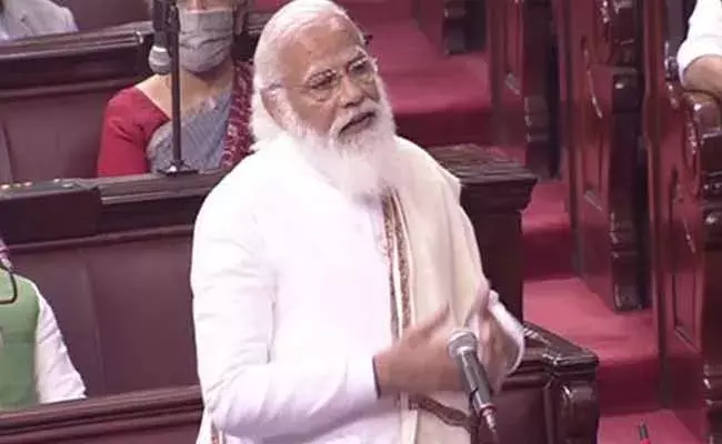 Narendra Modi Addresses Rajya Sabha : రైతుల శ్రేయస్సు కోసం మా ప్రభుత్వం కట్టుబడి ఉంది: మోదీ