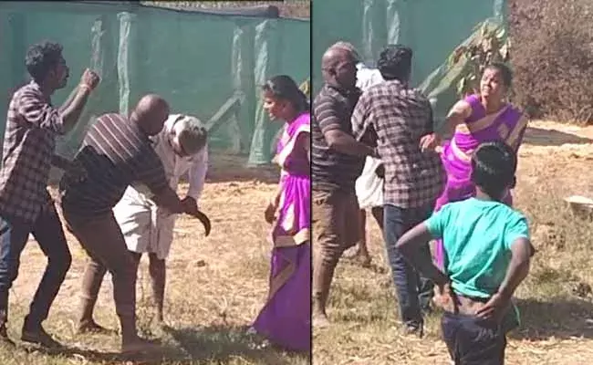 భార్యభర్తల మధ్య గొడవ.. బావమరిదికి కత్తిపోట్లు!