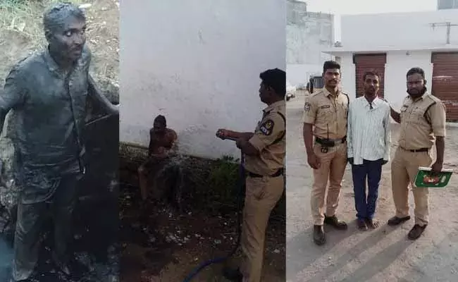 హ్యాట్సాఫ్  : మానవత్వాన్ని చాటుకున్న కానిస్టేబుళ్లు.. !