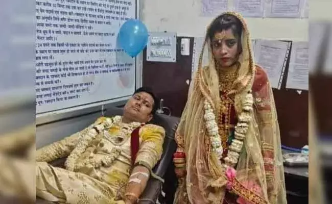 హ్యాట్సాఫ్: పెళ్లిని లెక్కచేయలేదు... ఓ చిన్నారికి ఊపిరి పోశారు..! హ్యాట్సాఫ్: పెళ్లిని లెక్కచేయలేదు... ఓ చిన్నారికి ఊపిరి పోశారు..!