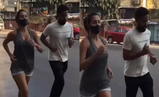 Malika Arora Jogging:ఏమ్మా రోడ్డేమైనా నీ బాబుదనుకున్నావా: నటిపై ట్రోల్స్