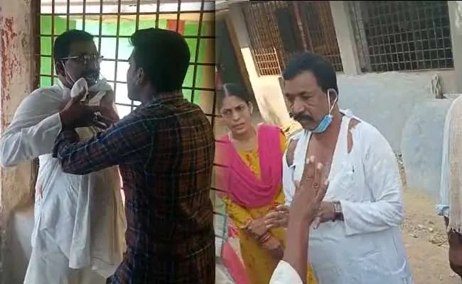 విద్యార్థినులతో అసభ్య ప్రవర్తన.. దేహశుద్ధి చేసిన గ్రామస్తులు..! విద్యార్థినులతో అసభ్య ప్రవర్తన.. దేహశుద్ధి చేసిన గ్రామస్తులు..!