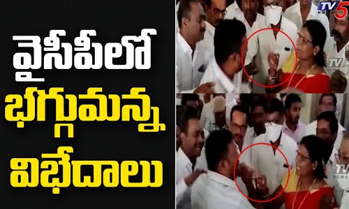 వైసీపీలో భగ్గుమన్న వర్గ విభేదాలు వైసీపీలో భగ్గుమన్న వర్గ విభేదాలు