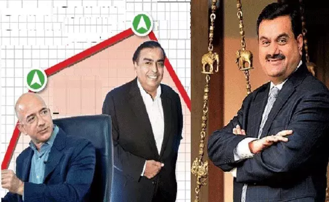 అంబానీ, బెజోస్కి షాక్.. బిగ్గెస్ట్ వెల్త్ గెయినర్ అదానీనే..! అంబానీ, బెజోస్కి షాక్.. బిగ్గెస్ట్ వెల్త్ గెయినర్ అదానీనే..!