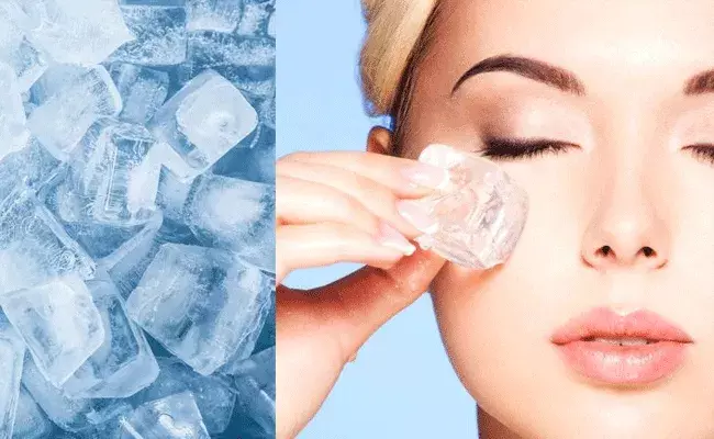 ఐస్క్యూబ్స్తో అందం.. ఐస్క్యూబ్స్తో అందం..