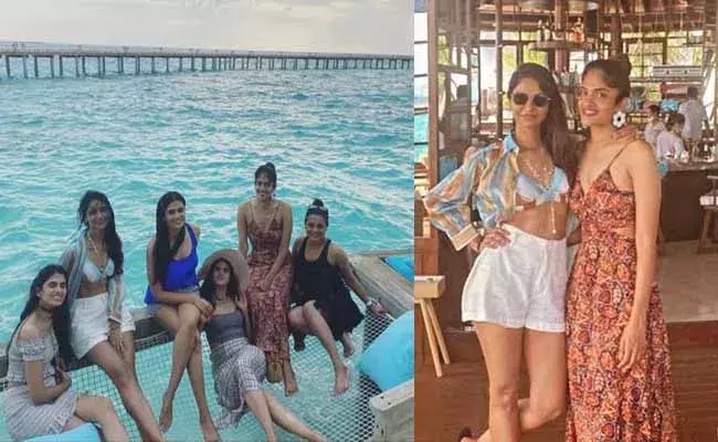 మాల్దీవుల్లో ఎంజాయ్ చేస్తోన్న అల్లు అర్జున్ ఫ్యామిలీ..! మాల్దీవుల్లో ఎంజాయ్ చేస్తోన్న అల్లు అర్జున్ ఫ్యామిలీ..!