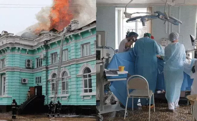 అగ్ని కీలల్లో చిక్కుకున్న ఆస్పత్రి.. అదే సమయంలో ఆపరేషన్ థియేటర్లో హార్ట్ సర్జరీ అగ్ని కీలల్లో చిక్కుకున్న ఆస్పత్రి.. అదే సమయంలో ఆపరేషన్ థియేటర్లో హార్ట్ సర్జరీ