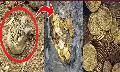 లంకెబిందెలోని నగలు.. అమ్మవారి ఆభరణాలు లంకెబిందెలోని నగలు.. అమ్మవారి ఆభరణాలు